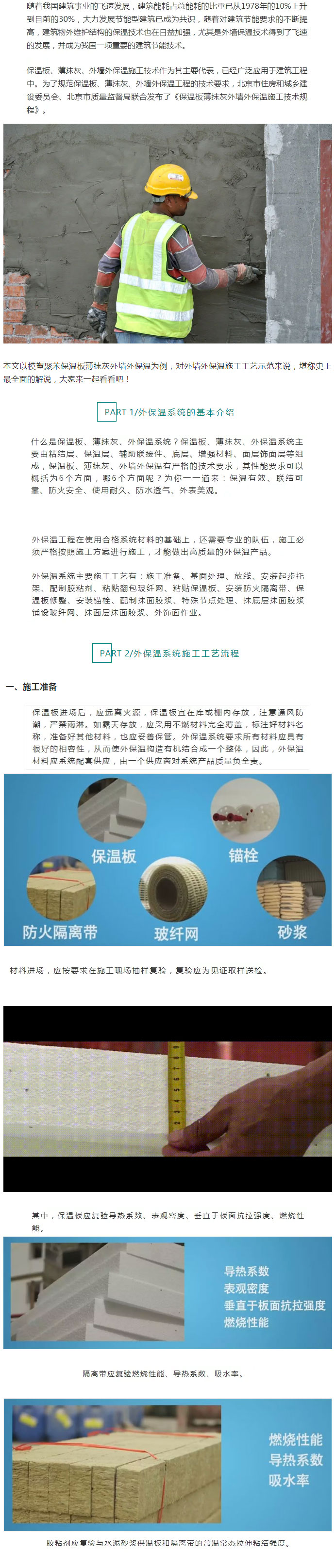 收藏起來(lái)！保溫板薄抹灰外墻外保溫施工工藝圖文全解析_01